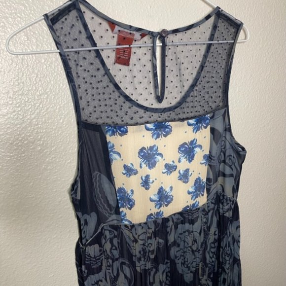 Sundance |  Sleeveless Floral Boho Cottage Core Maxi Dress - Picture 4 of 6